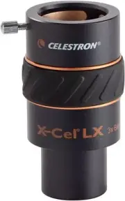 Celestron 93428 X-Cel LX 1.25-Inch 3X Barlow Lens (Black)