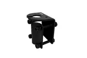 Axis AM303B UHF CB Antenna Black Mirror Mount Bracket S Steel w 4 Bolts Nuts