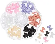 CTIRCHIU 7grids Nail Charms Bow Decorations for Women of Elegant Nail Gems for Manicure Art for Material for Christmas and Special Occasions