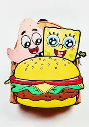 [Loungefly] Spongebob Krabby Patty Group Mini Backpack