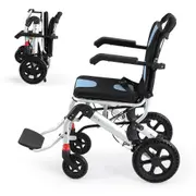UltraLite Wheels: Lightweight Foldable Wheelchair Perfect for Indoor and Outdoor Transport