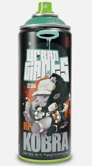 Kobra ‘Urban Giant Festival’ Limited Edition Spray Paint Can Tin Ironlak/Montana