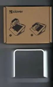 NEW White Clover Mini POS Magnetic Screen Blinder! FIRST DATA! Merchant Service