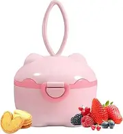 Travel Formula Container,Storage Container Milk Container - Portable Formula Pitcher Mixer, Travel Formula Dispenser with Spoon, Dispenser for Milk, Snacks, Fruits