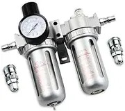 X-Bull Air Compressor Moisture Filter Water Trap Filter Regulator with Mount