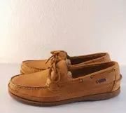 Sebago Schooner Crazy Horse Vintage Leather Shoe Mens Docksides NEW Size 10.5