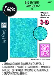 Sizzix 3-D Textured Impressions Embossing Folder Cosmopolitan, Sunday in the Park by Stacey Park