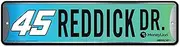 Rico Industries NASCAR Racing Tyler Reddick Metal Street Sign 4" x 15" Home Décor - Bedroom - Office - Man Cave