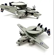 Replica Pre-Build Aircraf Diecast Metal Alloy 1/144 Scale for E-2C E2 Hawkeye Early Warning Aircraft Airplane Replica Model Toy for Collection Collection Gift Display