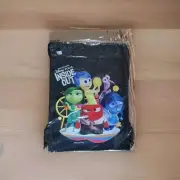 Disney Pixar Inside Out Authentic Licensed Black Drawstring Bag
