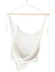 [Gardeon] Hammock Mesh Chair in Cream