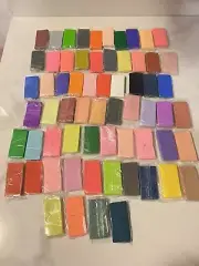 64 Small Block Polymer Clay Starter Kit, Oven Bake Clay, DIY Molding Clay