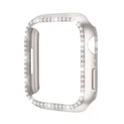 Nevenka Shiny Apple Watch Case Single Row Diamond for iWatch 8 7-OMStarLight