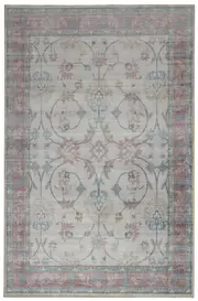 Megan Pink Machine Washable Rug