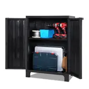 Lockable Outdoor Storage Container Box Black