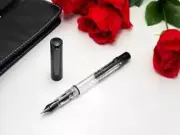Monteverde USA MP1 Fountain Pen Black Noir- Omniflex Nib - NEW in Box