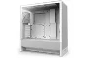 NZXT H5 Flow CC-H52FW-01 Computer Case - ATX Motherboard Supported - Mid-tower - Mesh, Steel, Tempered Glass, Galvanized Cold Ro