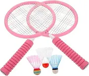 SUPVOX 1 Set Set Badminton Badminton Rackets Sports Racket with Balls Sports Equipment Rosy Ferroalloy