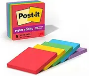 Post-it Super Sticky Notes Marrakesh Collection 76x76mm 654-5SSAN (Pack of 5)