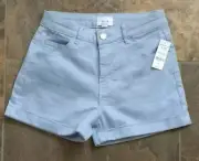 NWT Blue Shorts Sz S Day-Glo Yellow American Eagle Top