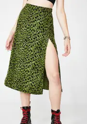 [Dolls Kill] Cheetah Saika Skirt