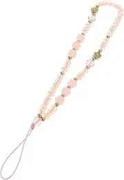 COMNESTBI Beaded Phone Hanging Chain for Lost Protection Decorative Phone Charm Wrist Strap Lightweight and Versatile Accessory for Mobile Phones Bags and Travel