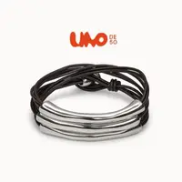 在飛比找蝦皮購物優惠-西班牙 UNODE50 潮牌 彎管 皮繩 多層次 手鍊 雙戴