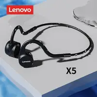 在飛比找樂天市場購物網優惠-台灣現貨 Lenovo 聯想 X5 骨傳導無線藍牙耳機 游泳