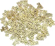 uxcell 80pcs 2024 Year Number Charm Graduation Year Charm Anti Gold for Tassel, DIY Jewelry Making, Necklace Bracelets, Keychain, Light Gold