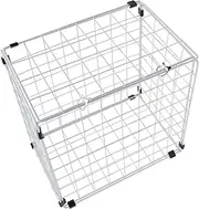 1pc Foldable Cat Cage Pet Enclosure Outdoor Cat Enclosures Portable Pet Playpen Pet Supplies Dog Bunny Enclosure Cat Kennel Cat Cage Ourdoor Cat Cages Outdoor Large Car White Iron