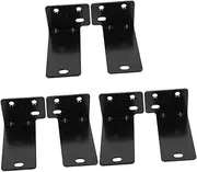 TEHAUX 3pcs Sound Bar Mounting Bracket Under Tv Durable Wall Mount for Secure Speaker Installation Space Saving Design for Tidy Home Organization Easy Setup with Instructions Compatible