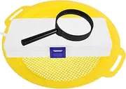GAROZATION 1 Set Portable Gold Panning with Fine Mesh Sieve Efficient Soil Sifter for Outdoor Prospecting Durable Mining Tool for Easy Use and Stable Extraction
