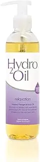 Hydro 2 Oil Relaxation Massage Oil 250ml - Water Dispersible Formula with a Strong Lavender Scent for The Ultimate Relaxing Massage