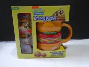 Sponge Bob Squarepants Krabby Patty Coffee-Tea Mug Cup with Krabby Patty Candy