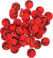 TEHAUX 60Pcs Sports Ball Shaped Mini Erasers Cute Wear Resistant Pencil Erasers for School Rewards Party Favors Adorable Cartoon Design for Office Use