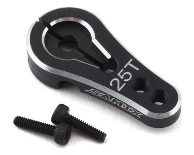 Samix Element Enduro Aluminum Servo Horn (25T-ProTek/Futaba) (Black)