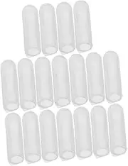 COLLBATH 20pcs Soft Silicone Ear Wax Removal Sleeves Reusable Tips for Gentle Ear Cleaning Easy to Replace