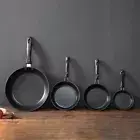 Mini Egg Frying Pan Round Stone Frying Skillet Induction Cooker Pans Cookware