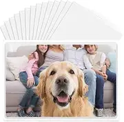Magnetic Photo Frames for Refrigerator, 15 Pcs, 10 x 15 cm, No Scratch Fridge Magnets (15, White)