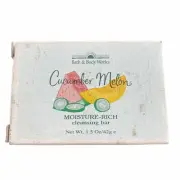 Vintage Bath And Body Works Moisture Rich Cleansing Bar Cucumber Melon 1.5oz