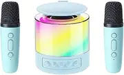 Wireless Karaoke Machine | Mic Speaker | Karaoke Machine Wireless Microphone Singing Speaker with Light for Birthday