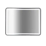Rectangular Mirror LED Anti-Fog Illuminated Bathroom Living Room - 90x70cm
