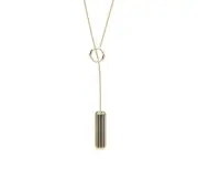 Genuine Fitbit Flex 2 Metal Accessory Pendant 22ct Gold Plated Steel RRP $169.95