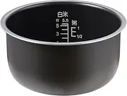Electric Rice Cooker Inner Pot 3L Compatible for Panasonic Rice Cooker SR-TEM10 Non Stick Pot Replacement Inner Pot Electric Rice Cooker Container Replacement Inner Pot Kitchen Tools