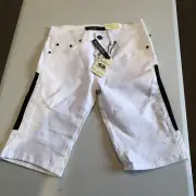 Trestles Supply Co. California Republic Boys Size 12 White Skate Shorts NWT