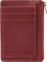 ID Stronghold, RFID Front Pocket Mini Wallet, Red