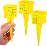 BESPORTBLE 3 Pack Outdoor Rain Gauge Accurate Rainfall Measurement Tool for Garden Lawn Home Rain Gauge Measuring Cup