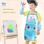 Cartoon Apron Waterproof Painting Smock New Bib for Child