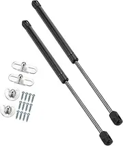 Hihaha Universal Lift Supports Struts Gas Spring 15inch/380mm 40lb/180N/18kg Black for Car Lid Boat Hatch Roof Window Lid Under Bed Lifting Tool Box Lid Durable Material