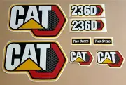 2015-2020 NEW STYLE 236D CUSTOM STICKER SKID STEER CATERPILLAR CAT DECAL 236